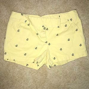 Preppy Yellow J. Crew Shorts